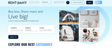 RentoAny – P2P Rental Marketplace